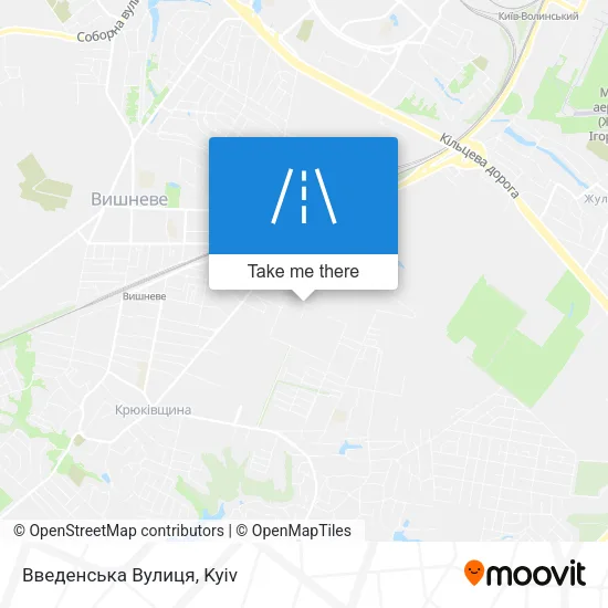 Карта Введенська Вулиця