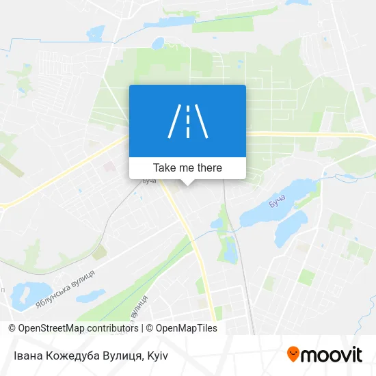 Карта Івана Кожедуба Вулиця