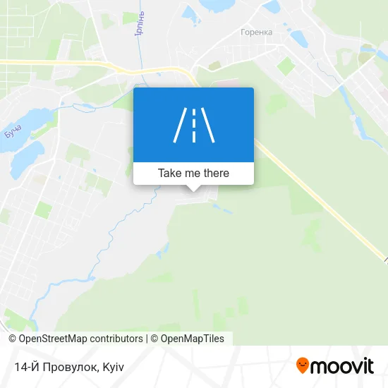Карта 14-Й Провулок