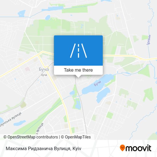 Максима Ридзанича Вулиця map