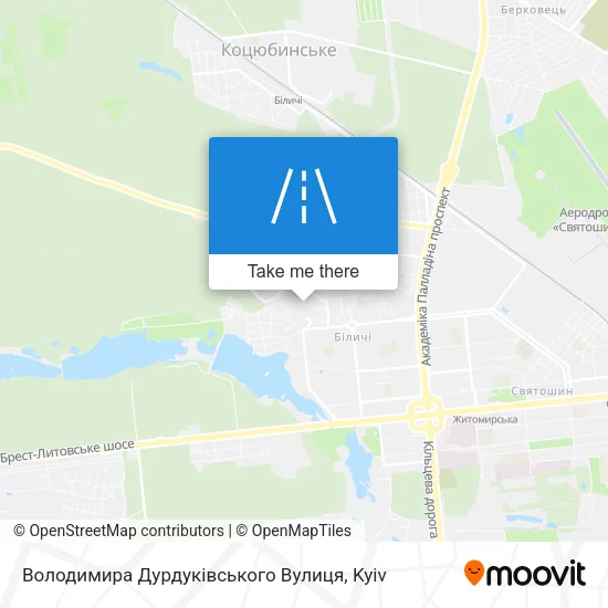 Карта Володимира Дурдуківського Вулиця