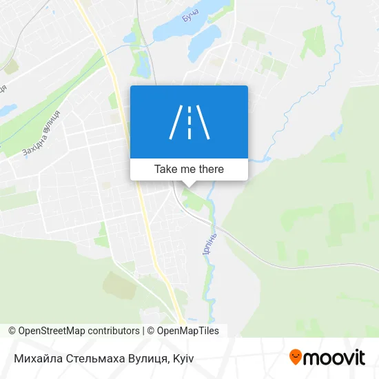 Карта Михайла Стельмаха Вулиця