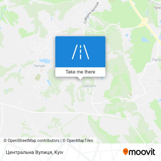 Центральна Вулиця map