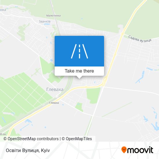 Освіти Вулиця map