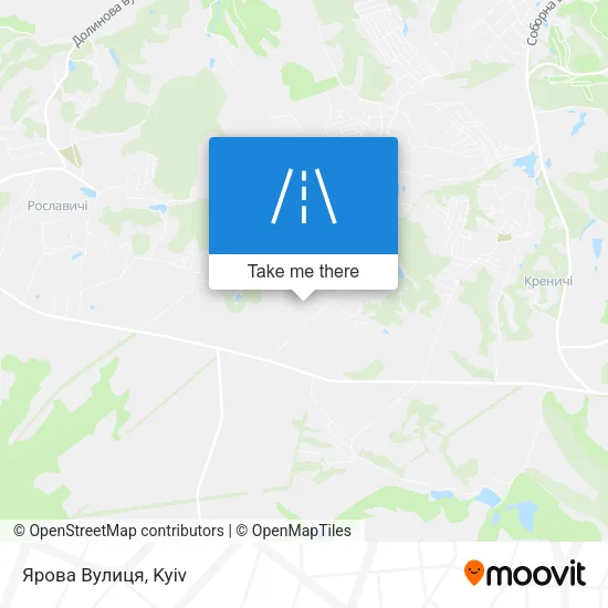 Карта Ярова Вулиця