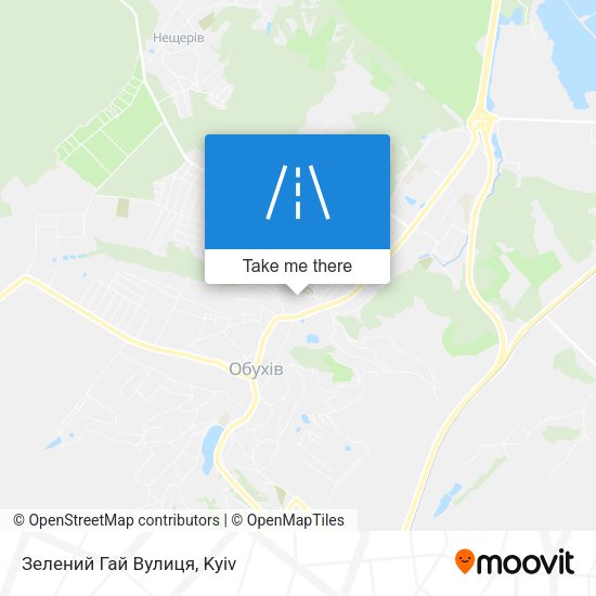 Зелений Гай Вулиця map
