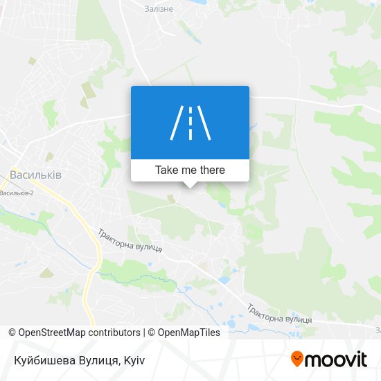 Карта Куйбишева Вулиця