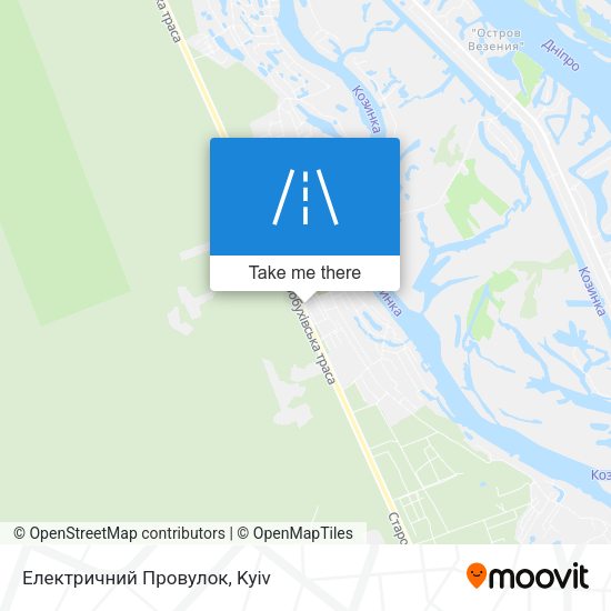 Електричний Провулок map