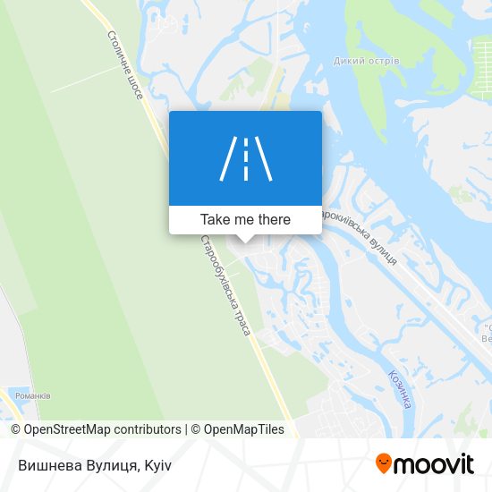 Вишнева Вулиця map