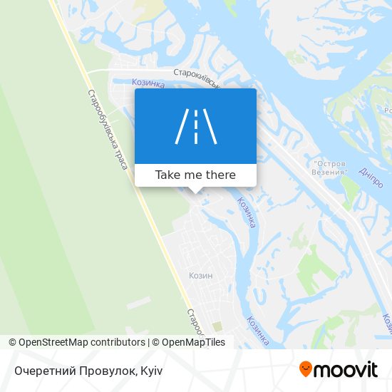 Очеретний Провулок map