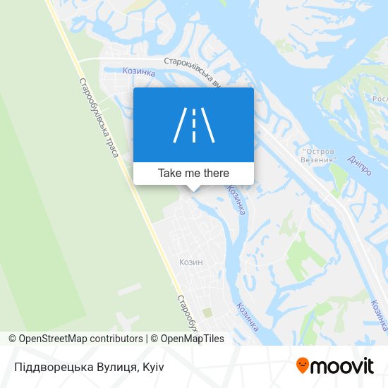 Піддворецька Вулиця map