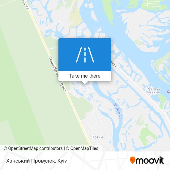 Карта Ханський Провулок