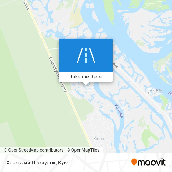 Карта Ханський Провулок