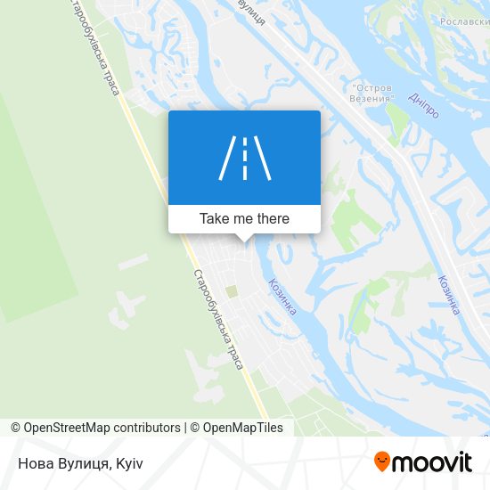 Нова Вулиця map
