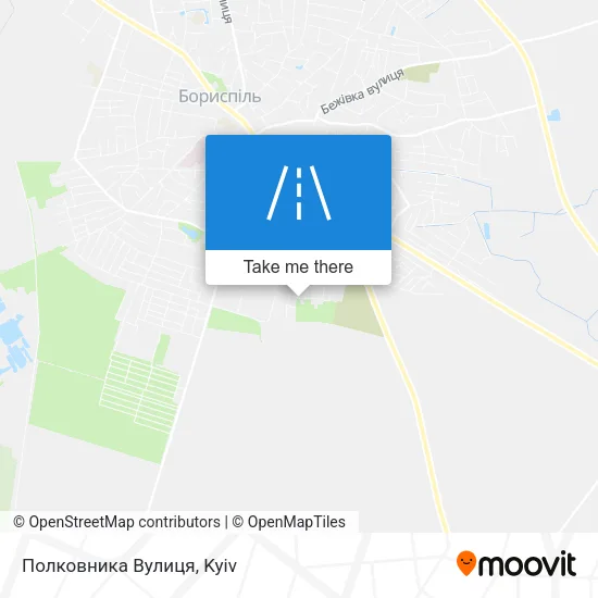 Карта Полковника Вулиця