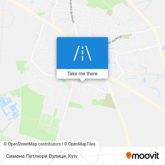 Симона Петлюри Вулиця map
