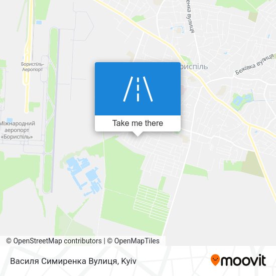 Василя Симиренка Вулиця map