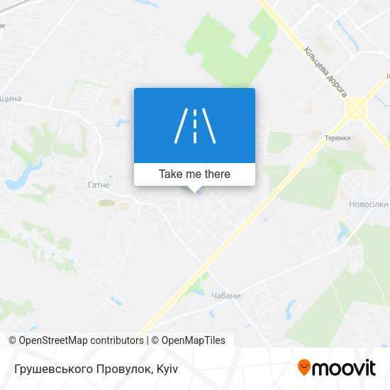 Грушевського Провулок map