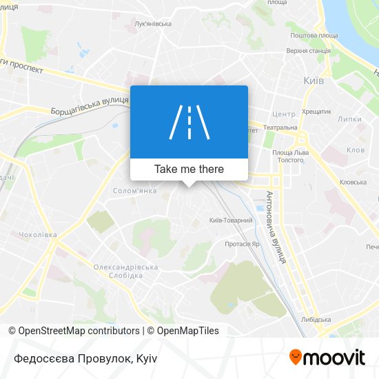 Федосєєва Провулок map