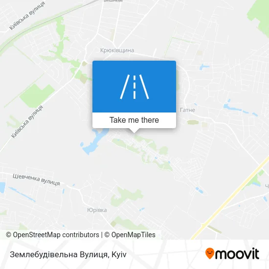 Карта Землебудівельна Вулиця