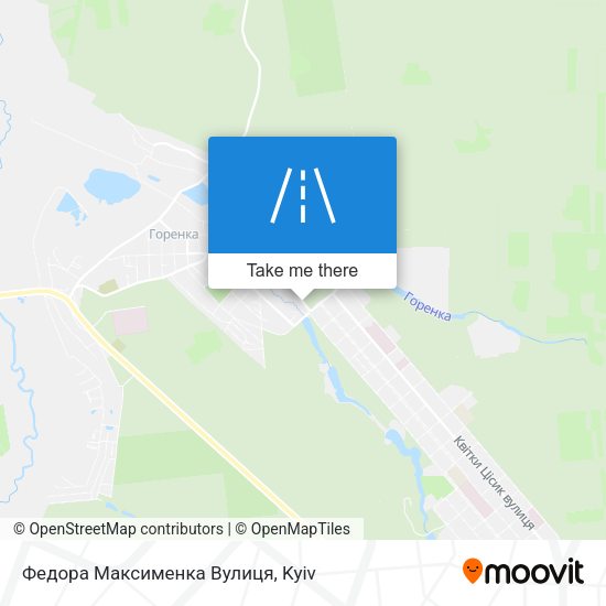 Федора Максименка Вулиця map
