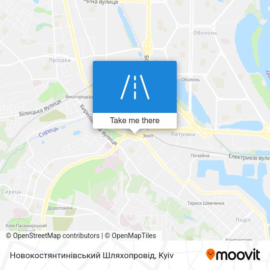 Новокостянтинівський Шляхопровід map