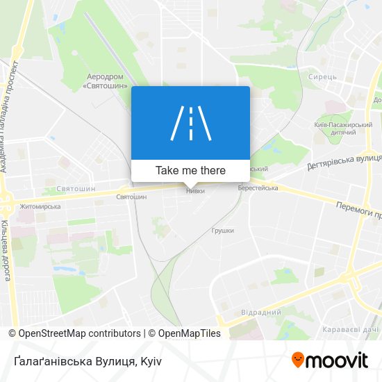 Ґалаґанівська Вулиця map