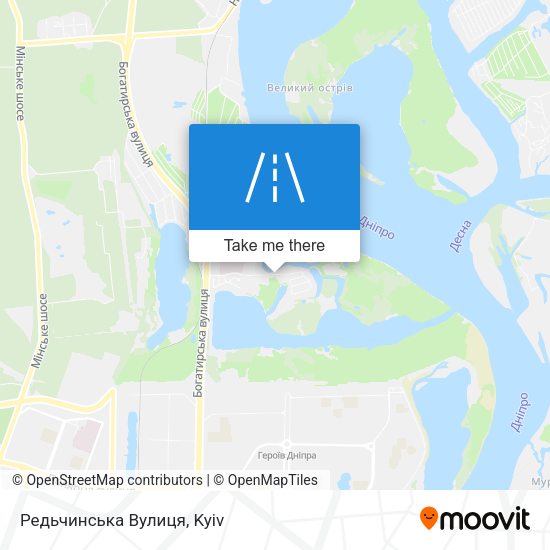 Редьчинська Вулиця map