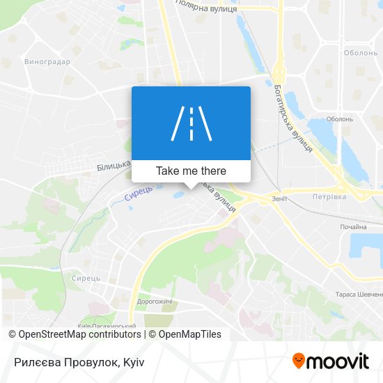 Рилєєва Провулок map