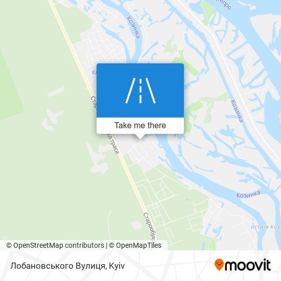 Лобановського Вулиця map