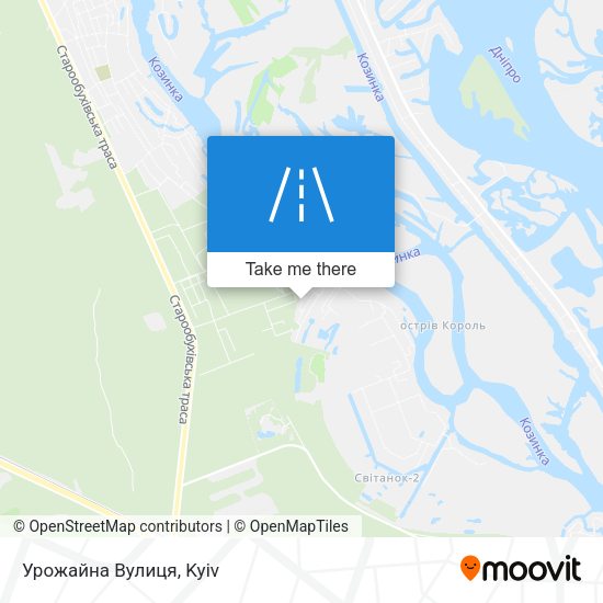Урожайна Вулиця map