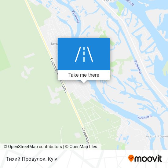 Тихий Провулок map