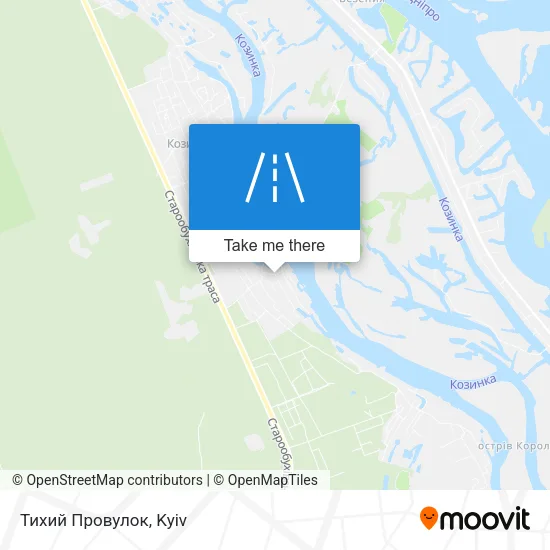 Карта Тихий Провулок