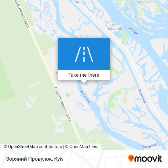 Зоряний Провулок map