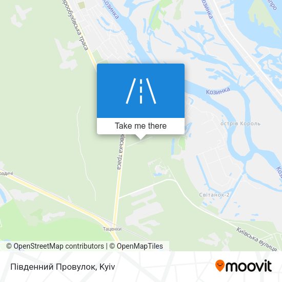 Південний Провулок map