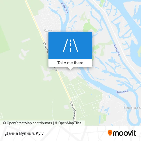 Карта Дачна Вулиця