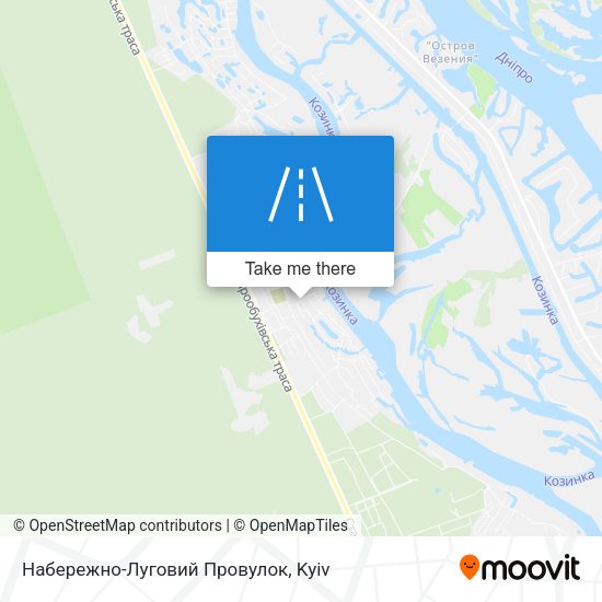 Набережно-Луговий Провулок map