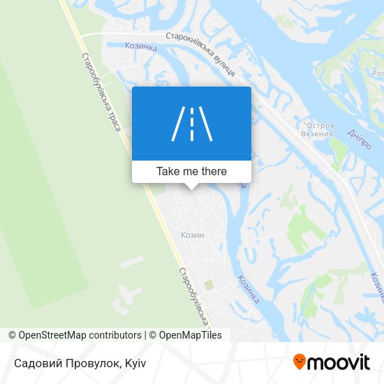 Садовий Провулок map