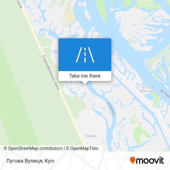 Лугова Вулиця map