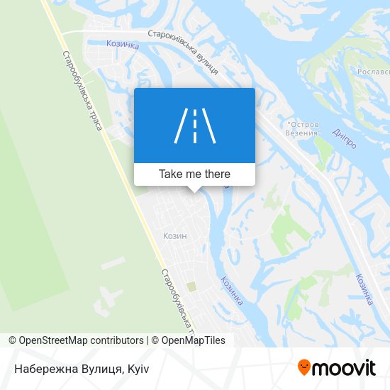 Набережна Вулиця map