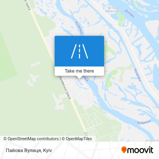 Пайова Вулиця map