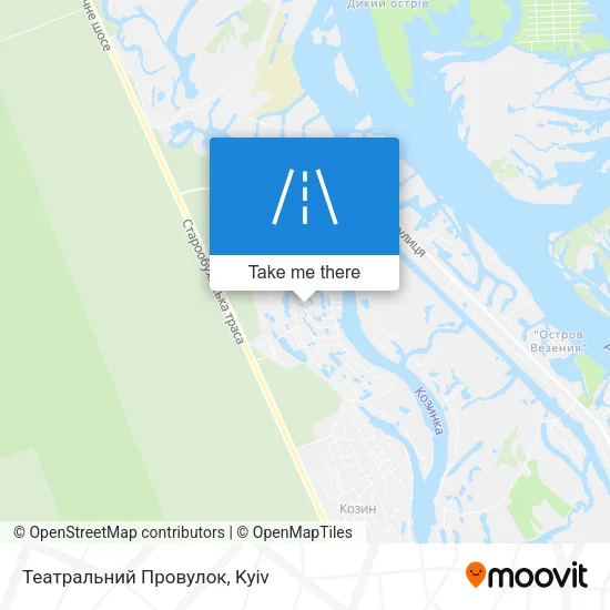 Карта Театральний Провулок