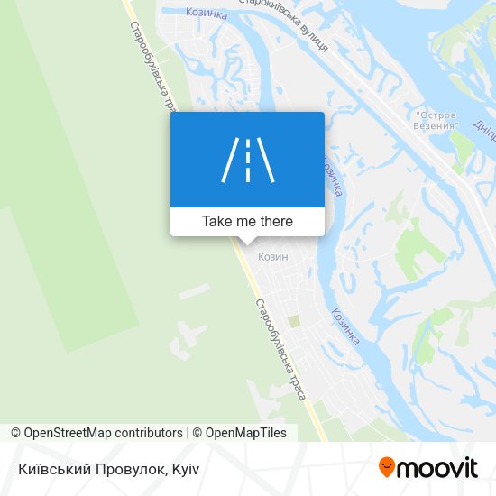 Карта Київський Провулок