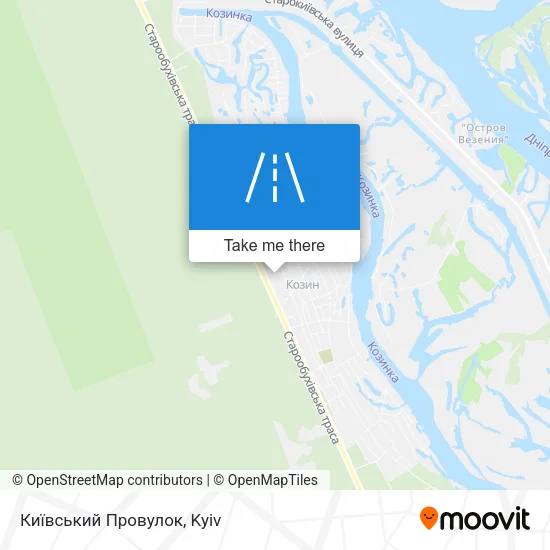 Карта Київський Провулок