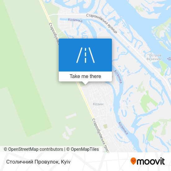 Столичний Провулок map