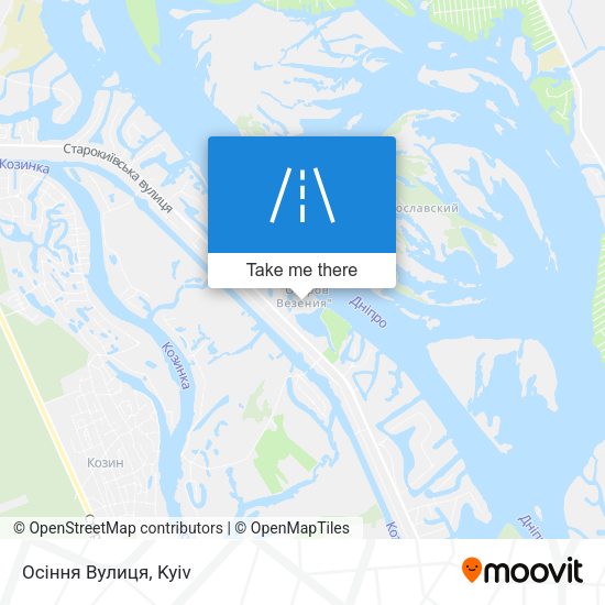 Осіння Вулиця map