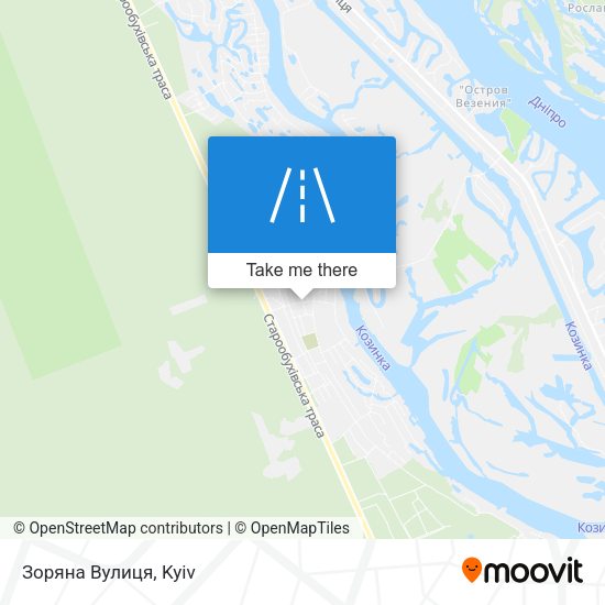 Зоряна Вулиця map