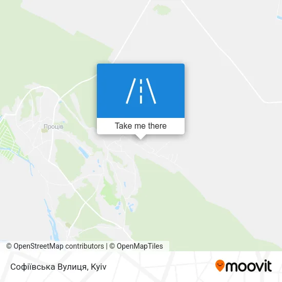 Карта Софіївська Вулиця