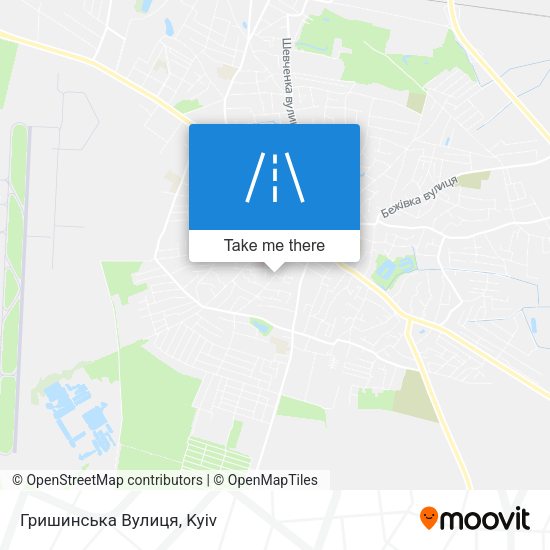 Гришинська Вулиця map