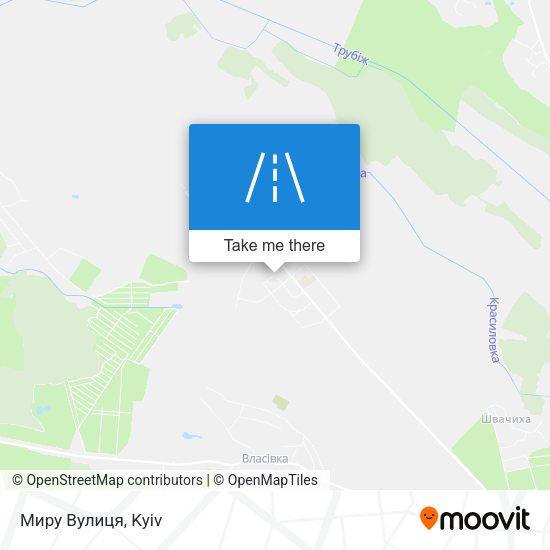 Миру Вулиця map